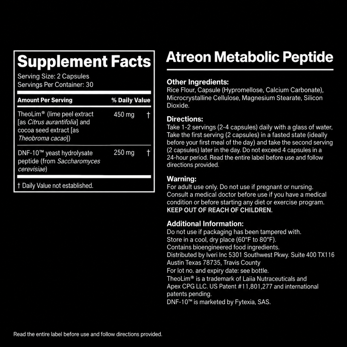 Atreon Metabolic Peptide
